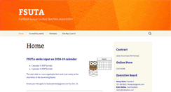 Desktop Screenshot of fsuta.org